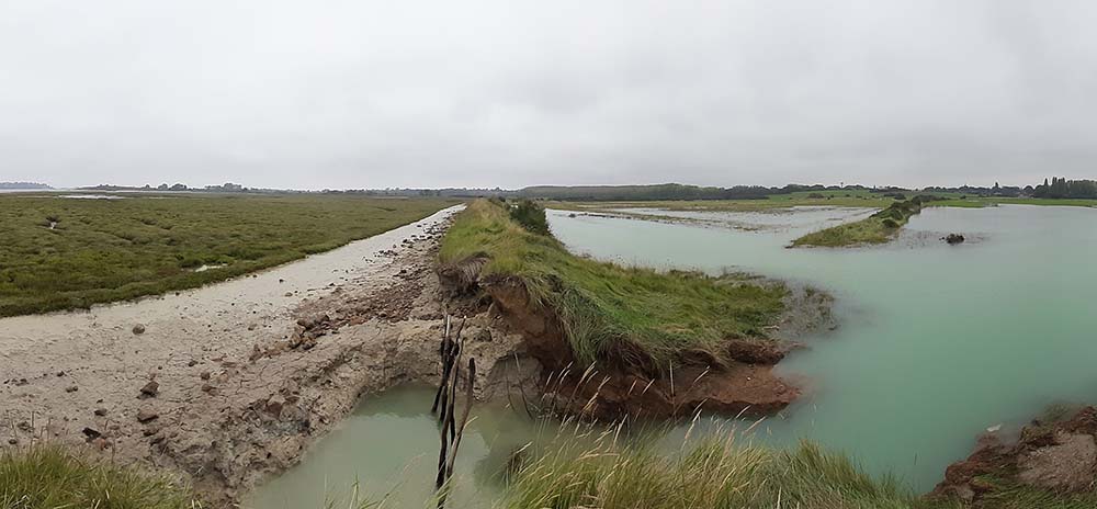 L'évolution du site du marais de Beaussais ©Conservatoire du Littoral